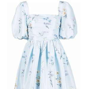 Self-Portrait Floral Print Mini Dress Size 0